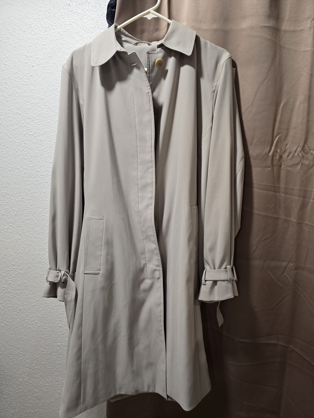 Liz Claiborne Women's Taupe Trench Coat